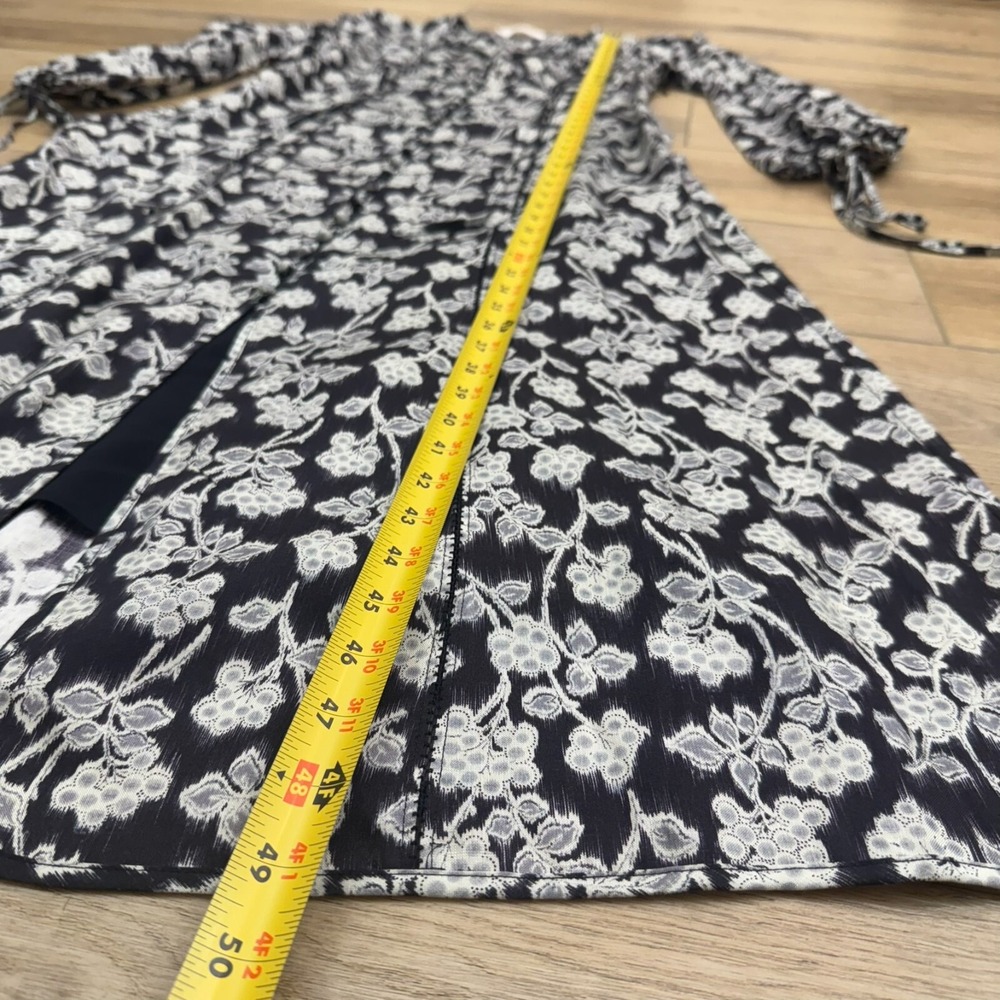 Rebecca Taylor Alicia Floral Midi Dress Long Sleeve Lined Boho Pockets‎ - Picture 15 of 16